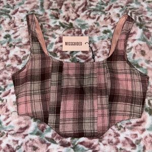 Missguided corset top